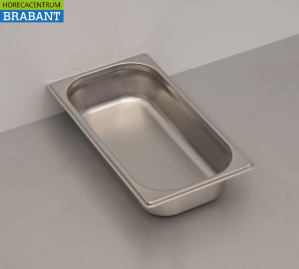HCB Edelstahl Gastronorm GN Behälter 1/3 Tiefe 65 mm Horeca – Bild 3