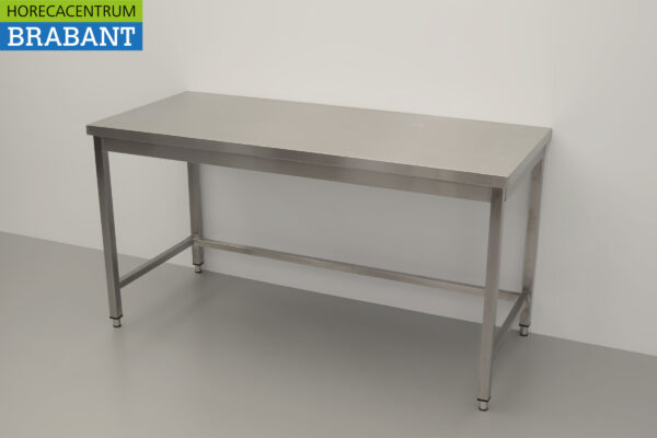Edelstahl Arbeitstisch Basic-line 160 x 70 x 85 cm Catering – Bild 2