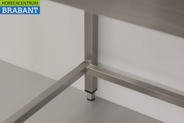 Edelstahl Arbeitstisch Basic-line 160 x 70 x 85 cm Catering – Bild 5