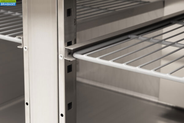 Edelstahl Gefriertruhe Werkbank 3 Türen 1/1 Gastronorm 179,5 cm Catering – Bild 8