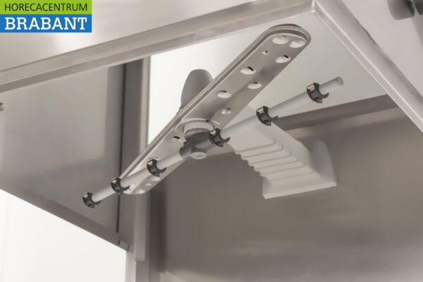 Asber Basic-line Durchschubspülmaschine aus Edelstahl mit Ablaufpumpe und Seifenpumpen 400V Horeca – Bild 7