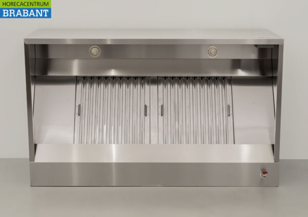 Edelstahl-Dunstabzugshaube Premium-line Motor 1500 kuub box Modell 160 cm 230V Horeca