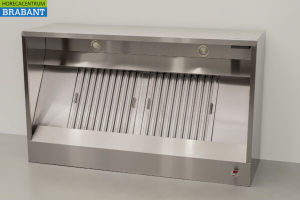 Edelstahl-Dunstabzugshaube Premium-line Motor 1500 kuub box Modell 160 cm 230V Horeca – Bild 2