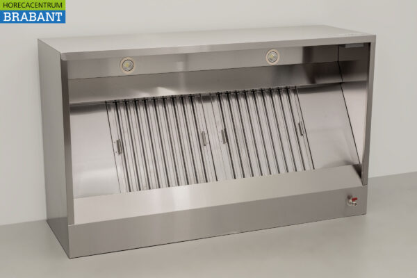 Edelstahl-Dunstabzugshaube Premium-line Motor 1500 kuub box Modell 160 cm 230V Horeca – Bild 3