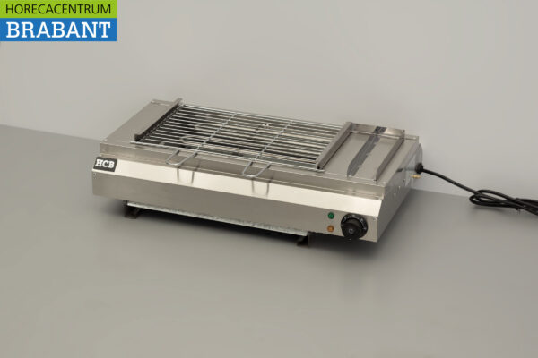 Edelstahl Sategrill Barbecue Grill Wassergrill 65 cm 230V Horeca – Bild 2