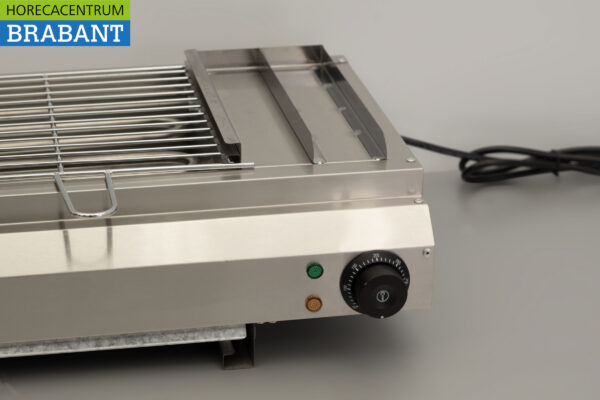 Edelstahl Sategrill Barbecue Grill Wassergrill 65 cm 230V Horeca – Bild 4