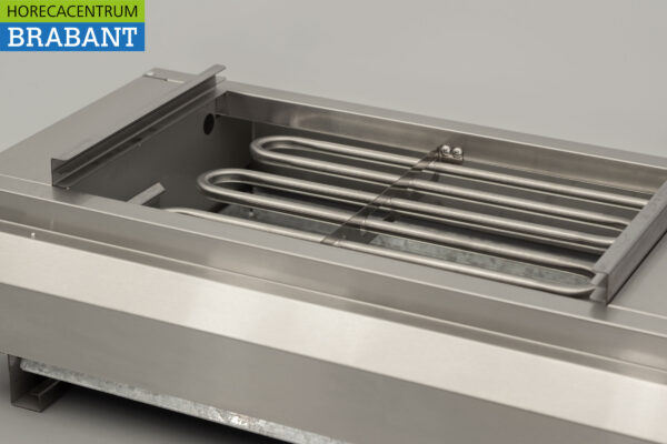 Edelstahl Sategrill Barbecue Grill Wassergrill 65 cm 230V Horeca – Bild 6