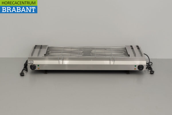 Edelstahl Grill Sategrill Barbecue Grill Wassergrill 110 cm 2 x 230V Horeca