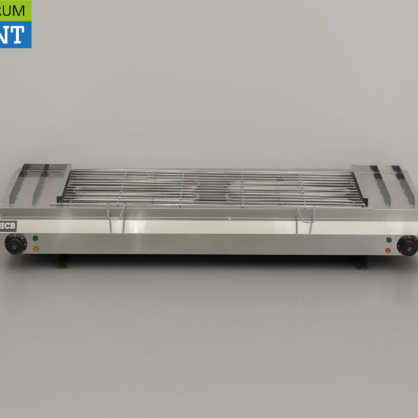 Edelstahl Grill Sategrill Barbecue Grill Wassergrill 110 cm 2 x 230V Horeca