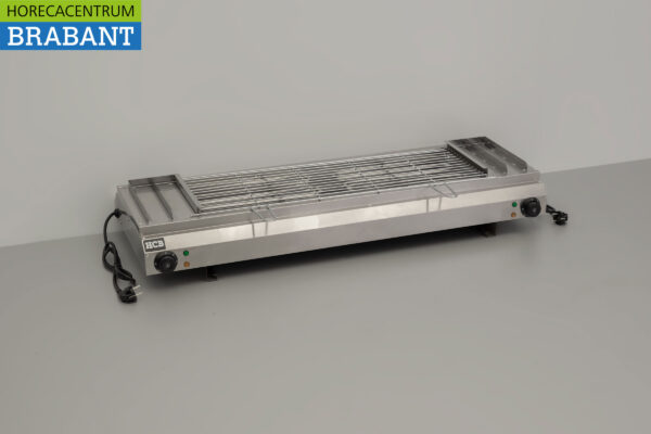 Edelstahl Grill Sategrill Barbecue Grill Wassergrill 110 cm 2 x 230V Horeca – Bild 3