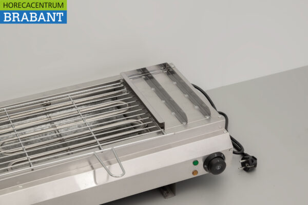 Edelstahl Grill Sategrill Barbecue Grill Wassergrill 110 cm 2 x 230V Horeca – Bild 4