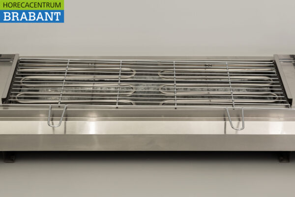 Edelstahl Grill Sategrill Barbecue Grill Wassergrill 110 cm 2 x 230V Horeca – Bild 5