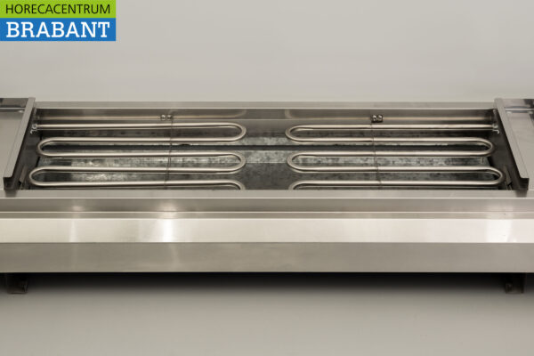 Edelstahl Grill Sategrill Barbecue Grill Wassergrill 110 cm 2 x 230V Horeca – Bild 6