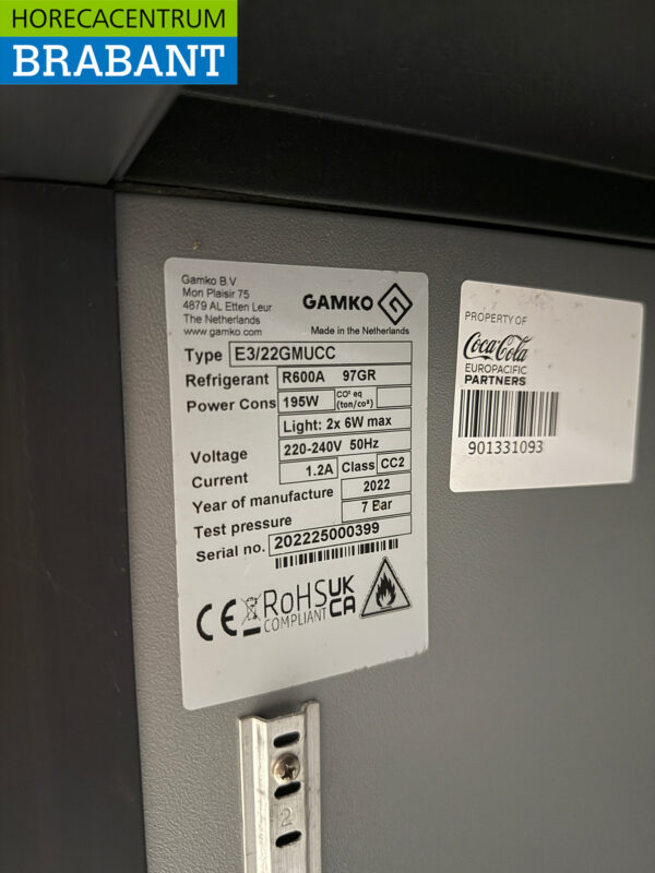 Gamko Bar Cooler 2 Klapptüren 143 cm 230V Bj. 2022 Verpflegung – Bild 5