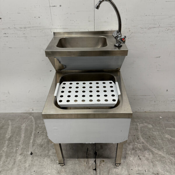 Edelstahl Doppelspüle Spüle Kombiarmatur 50 cm Catering