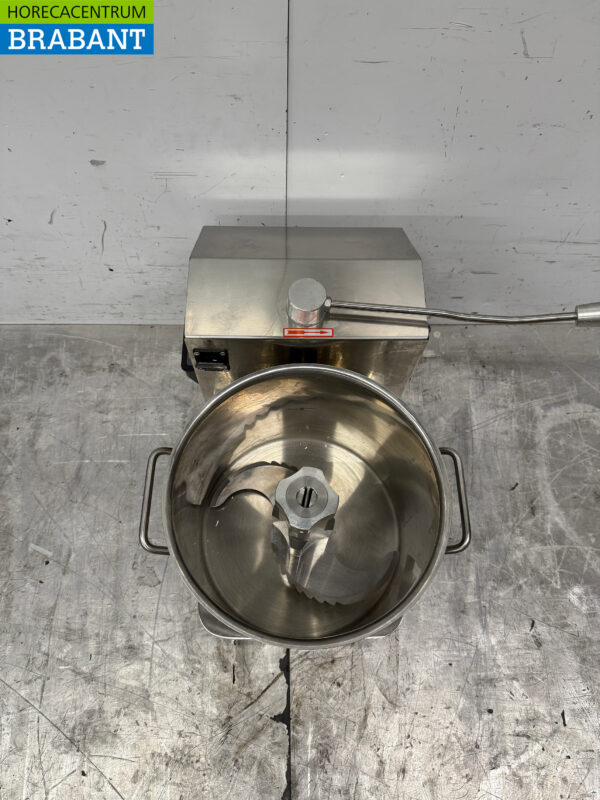 Edelstahlschneider / Küchenmaschine / Gemüseschneider 9 Liter 230V Horeca – Bild 4