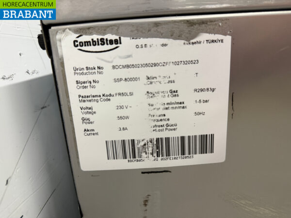 Edelstahl Combisteel Eiswürfelmaschine 47 kg/pro Tag 28 kg Bunker 230V Horeca – Bild 5
