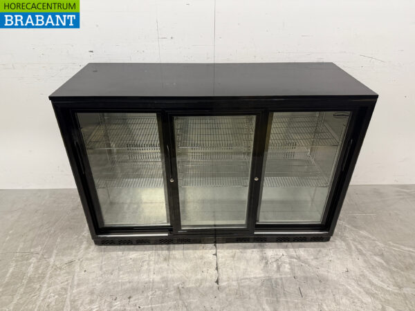 Combisteel Bar-Kühlschrank 3 Glasschiebetüren 135,5 cm 230V Horeca