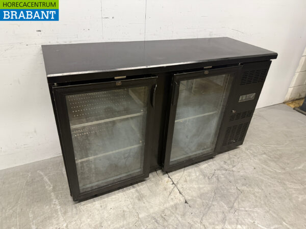 Saro Bar Cooler 2 Glas-Scharniertüren 146 cm 230V Horeca – Bild 3