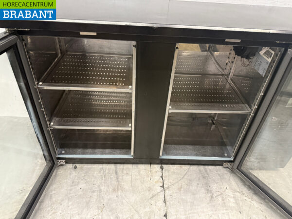 Saro Bar Cooler 2 Glas-Scharniertüren 146 cm 230V Horeca – Bild 4