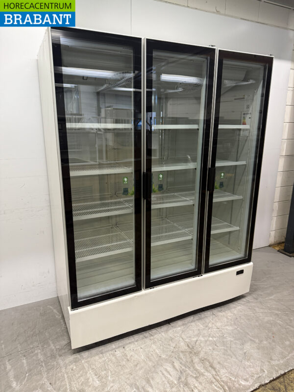 Combisteel 3-Tür-Glastür-Kühlschrank 1432 Liter 230V Horeca – Bild 3