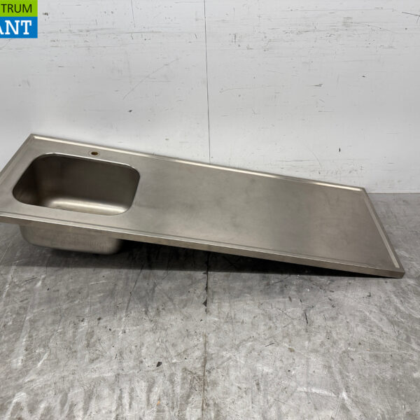 Edelstahl Spülbecken Tablett Spülbecken 180 x 70 cm Horeca