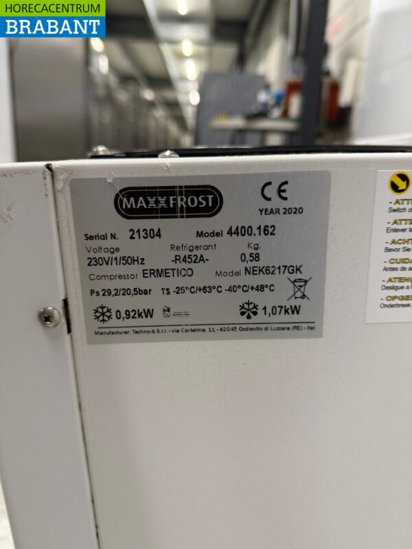Maxxfrost Kühlmöbel Einsatz Monoblock Wandgerät 10 m3 230V Horeca – Bild 5