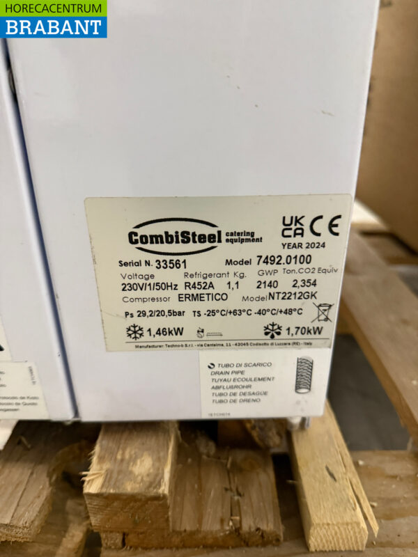 Combisteel Gefrierschrank Gefrierschrank Monoblock Oberschrank 7 m3 400V Horeca – Bild 5