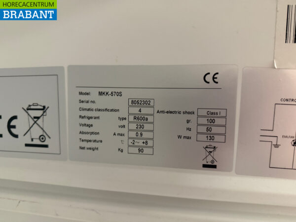 Edelstahl Maxxfrost Kühlschrank 570 Liter 230V Horeca – Bild 5