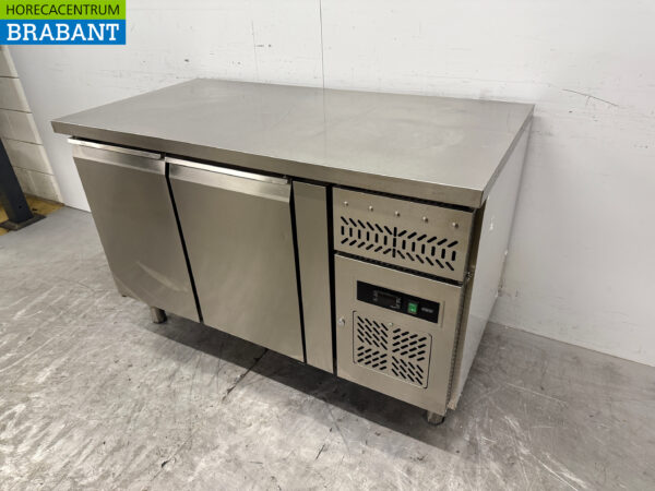 Maxxfrost gekühlte Werkbank aus Edelstahl 2 Türen 136 cm 230V Horeca – Bild 2