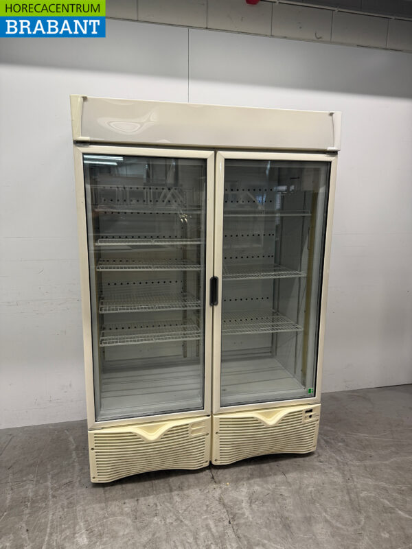 Mondial Doppeltüriger Glastürkühlschrank 729 Liter 135 cm 230V Horeca