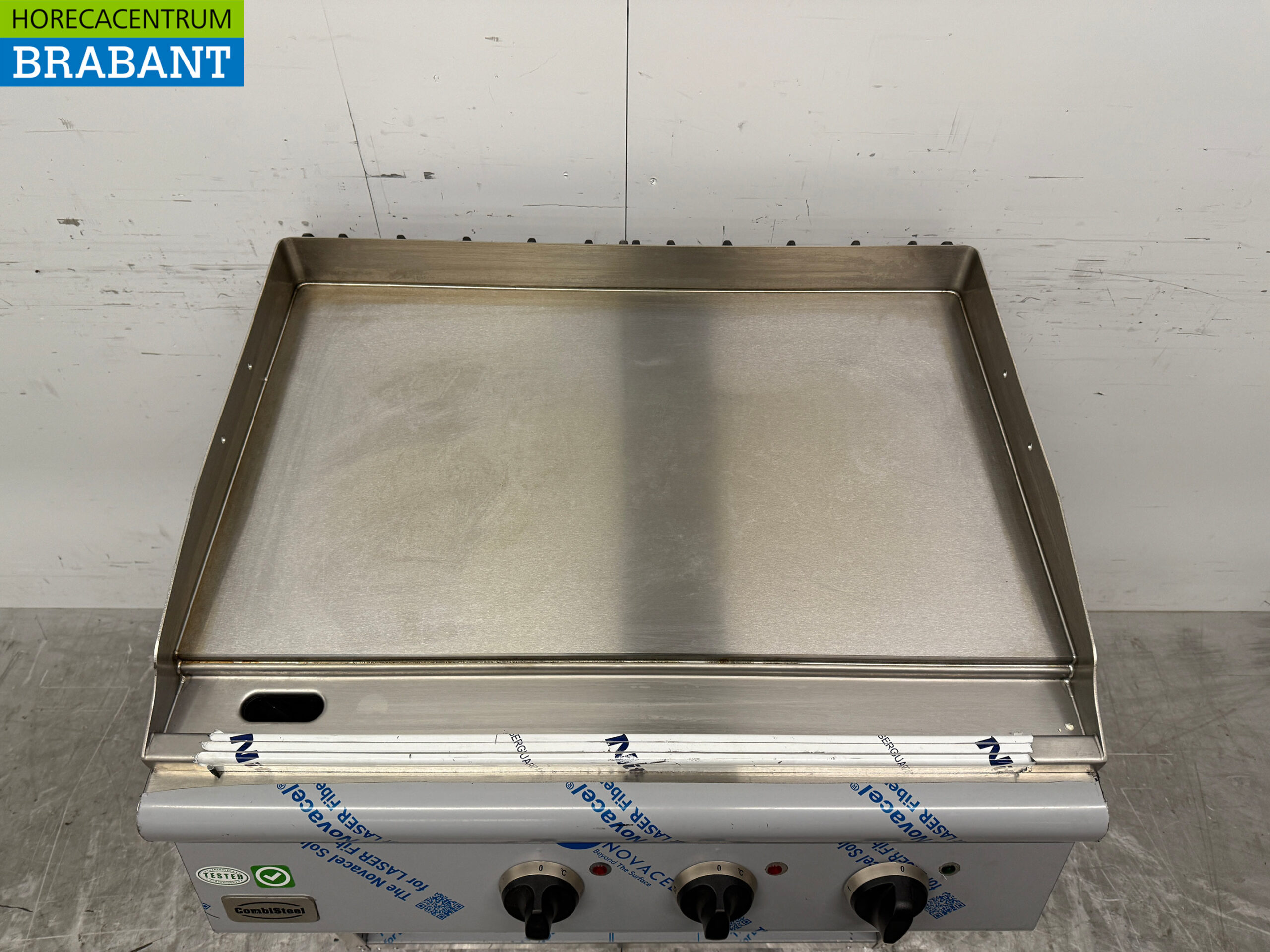 Combisteel Glatte Grillplatte aus Edelstahl 80 cm 400V Horeca – Bild 4