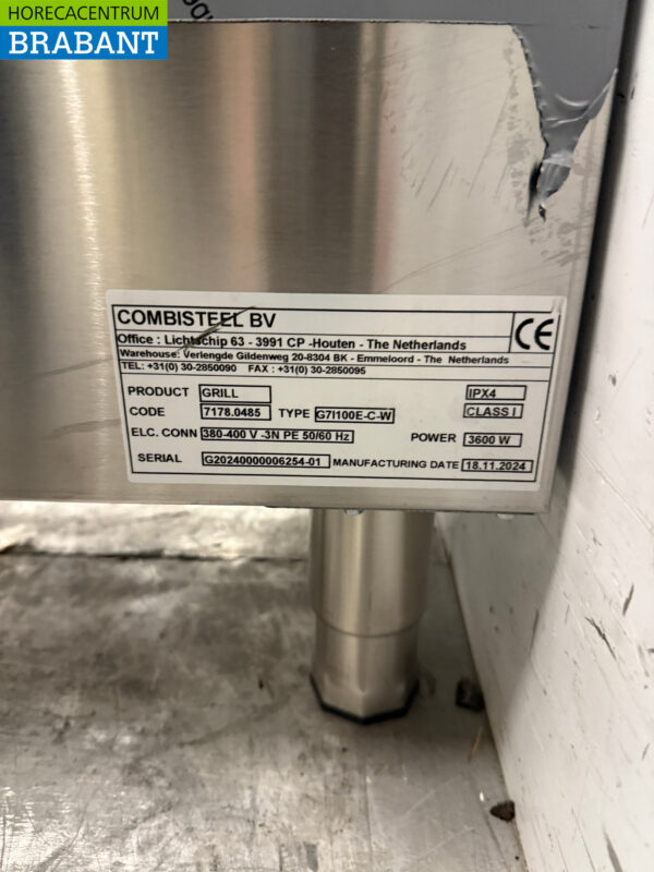 Edelstahl Combisteel Spiegeltablett Chrom 40 cm 400V Horeca – Bild 5