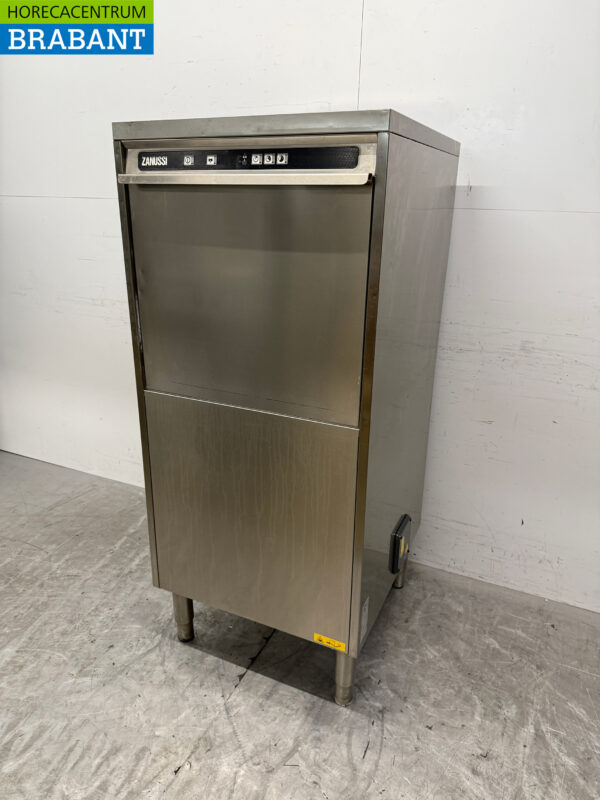 Edelstahl Zanussi Geschirrspüler Geschirrspülmaschine mit Ablaufpumpe 400V Horeca – Bild 2