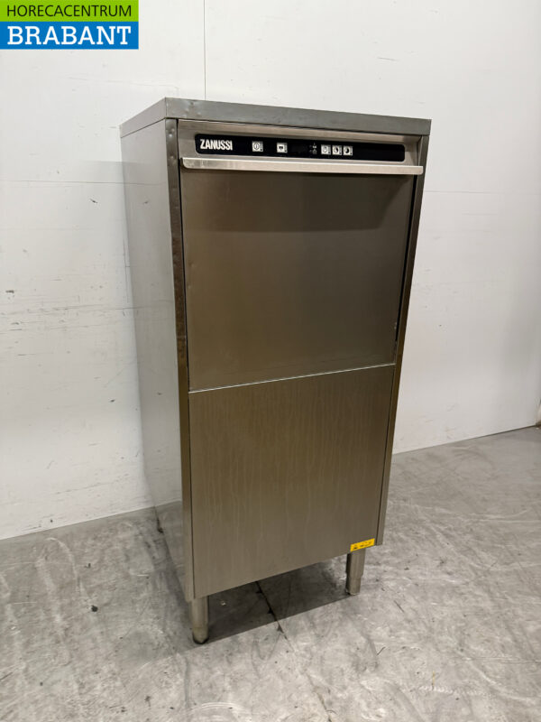 Edelstahl Zanussi Geschirrspüler Geschirrspülmaschine mit Ablaufpumpe 400V Horeca – Bild 3