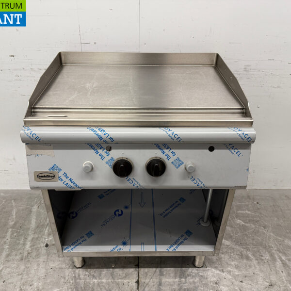 Combisteel Glattes Backblech aus Edelstahl 80 cm GAS Horeca