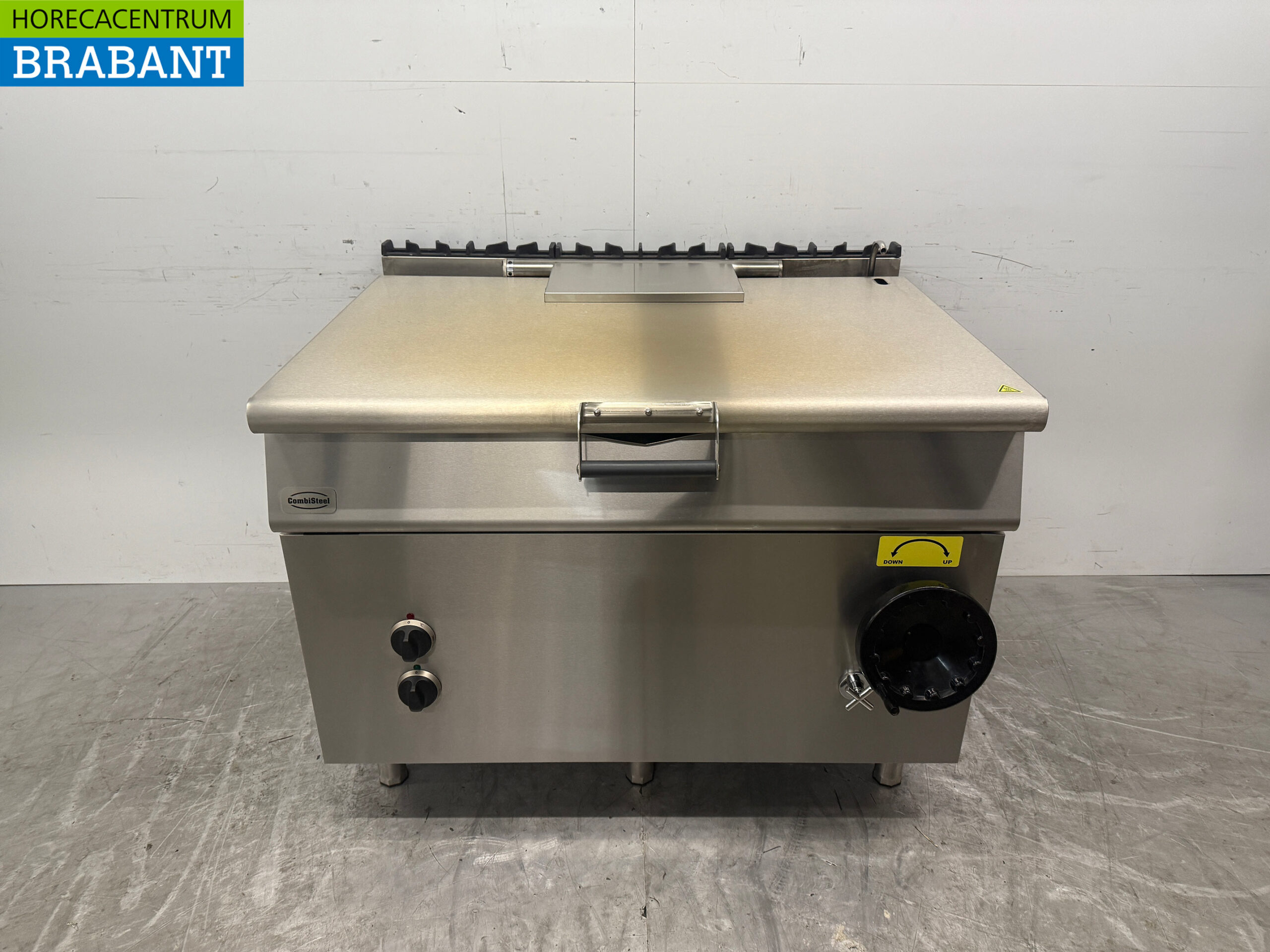 Combisteel Kippbratentopf aus Edelstahl 120 Liter 120 cm 400V Horeca