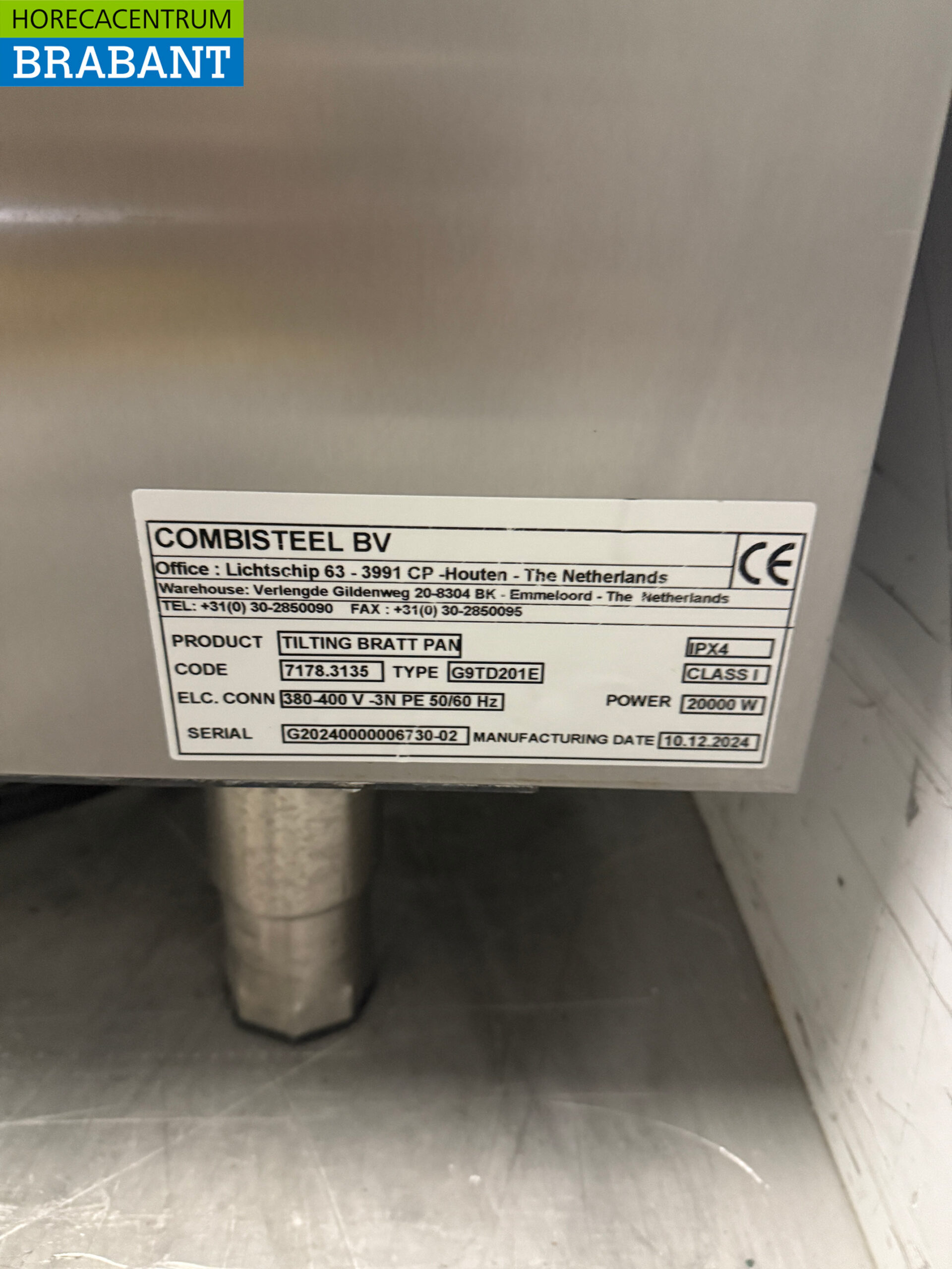 Combisteel Kippbratentopf aus Edelstahl 120 Liter 120 cm 400V Horeca – Bild 6