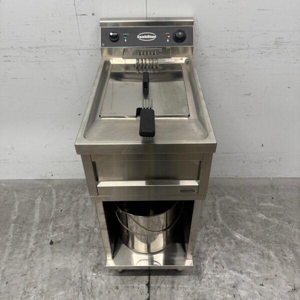 Combisteel Fritteuse aus Edelstahl 12 Liter 400V Horeca