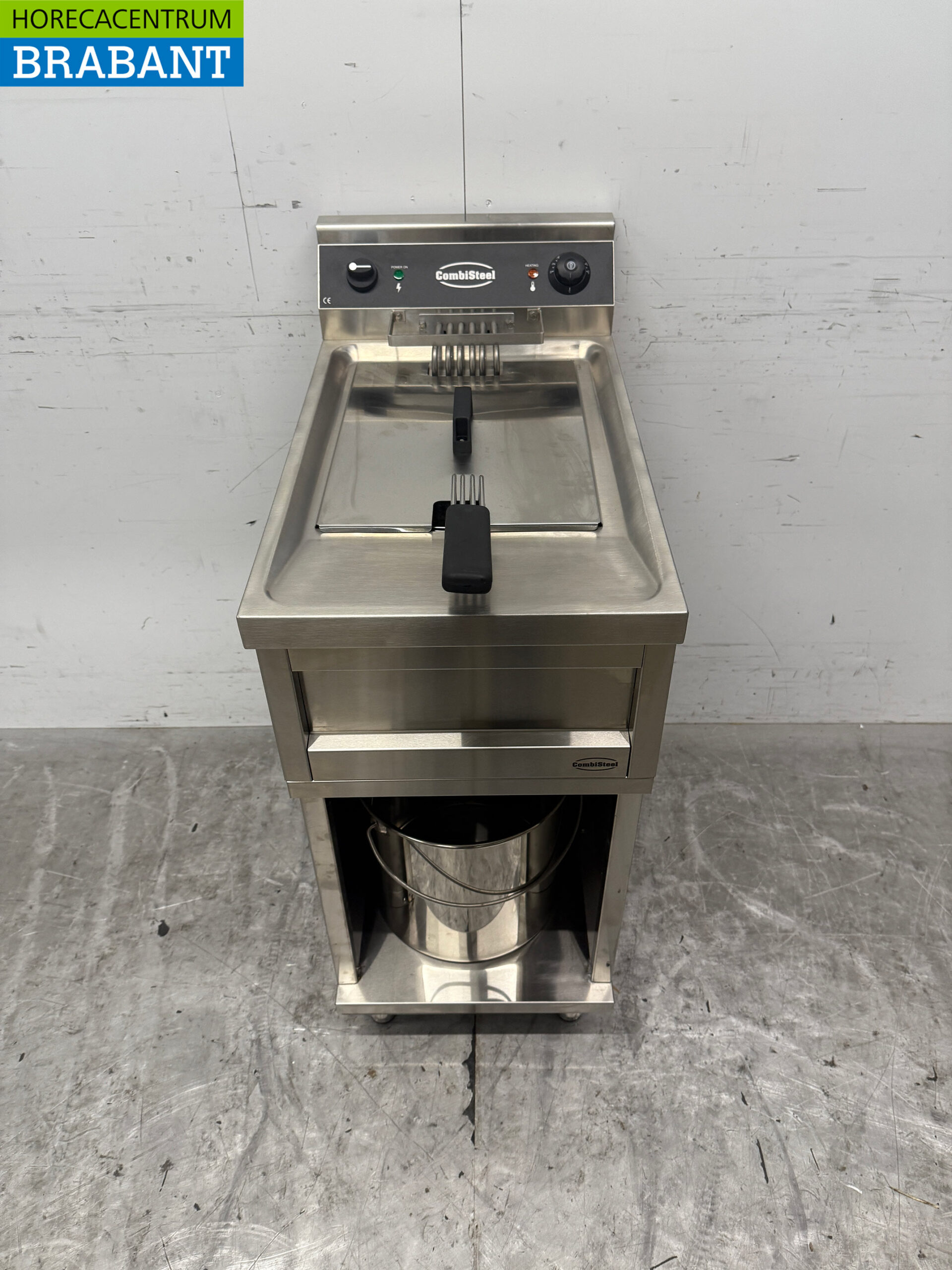 Combisteel Fritteuse aus Edelstahl 12 Liter 400V Horeca