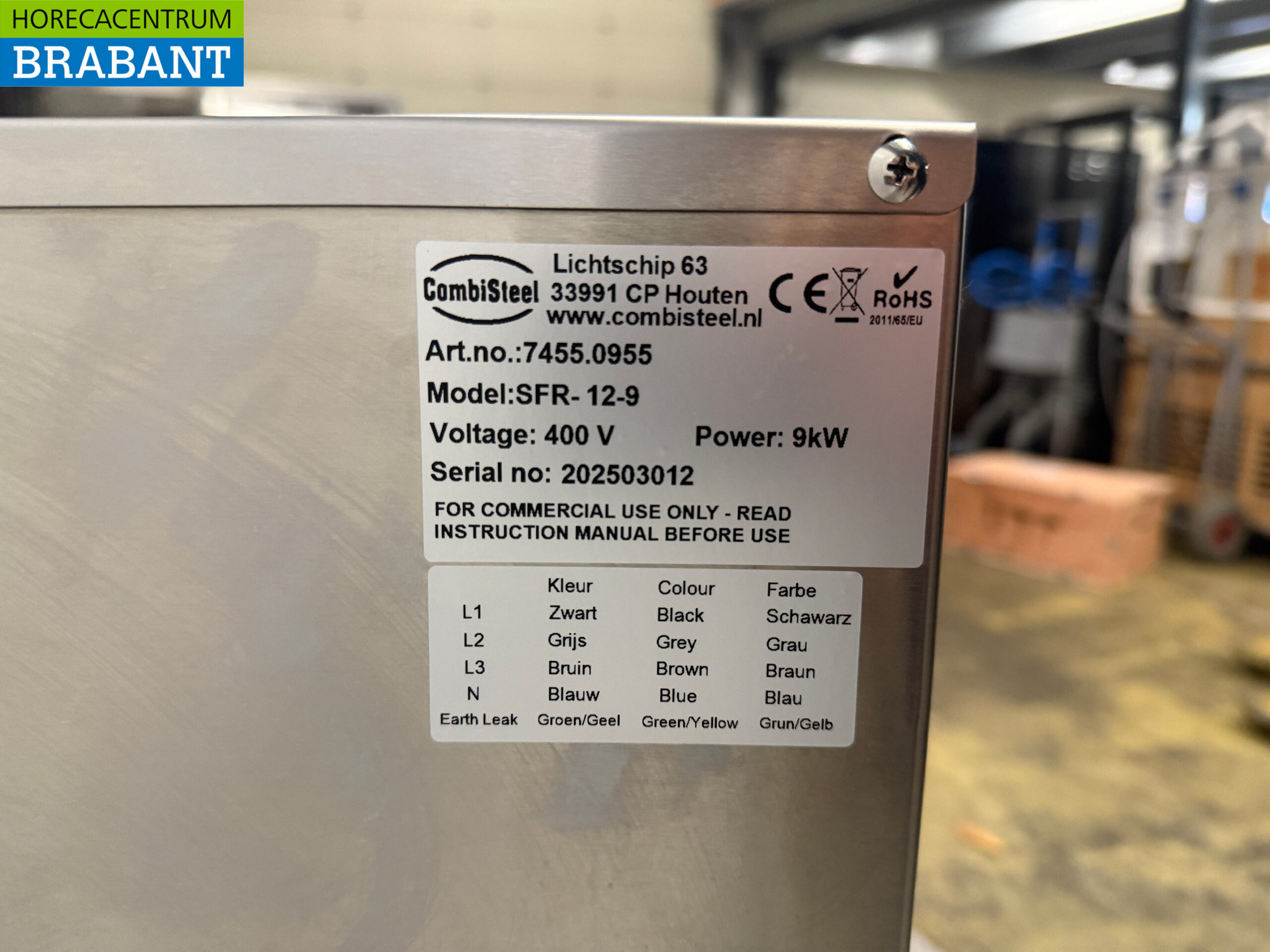 Combisteel Fritteuse aus Edelstahl 12 Liter 400V Horeca – Bild 7