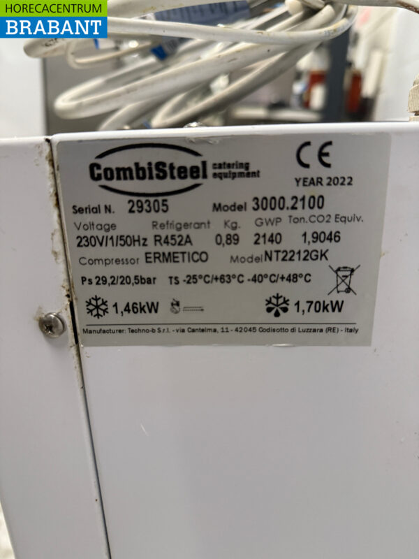 Combisteel Gefrierschrank Gefrierschrank Monoblock Oberschrank 8,5 m3 400V Horeca – Bild 5