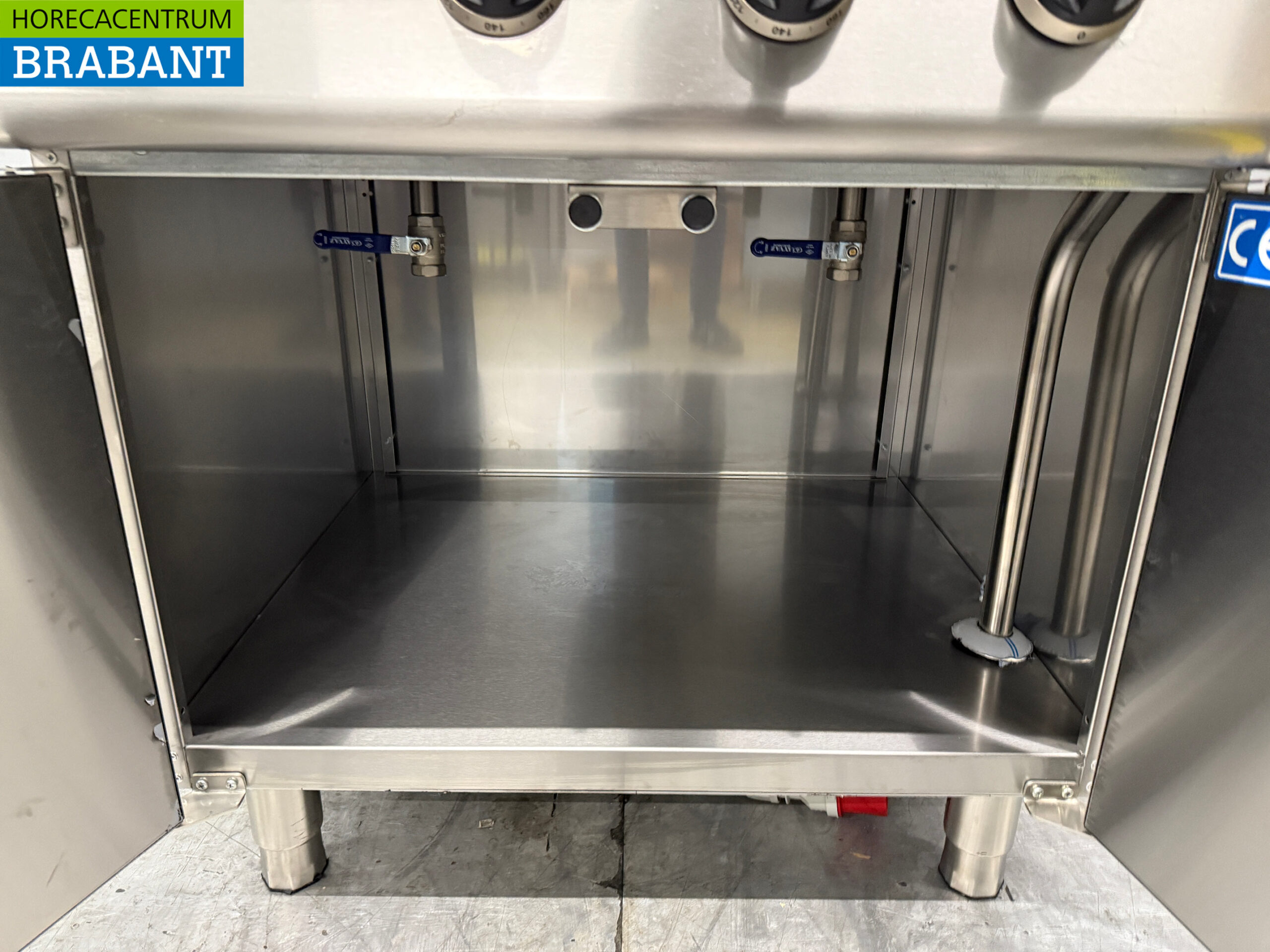 Combisteel Doppelfritteuse aus Edelstahl 2 x 18 Liter 400V Horeca – Bild 5