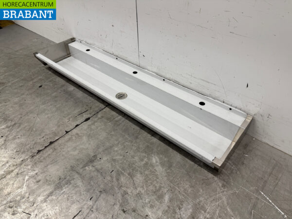 Spülbecken aus Edelstahl 150 x 36 cm Catering – Bild 2