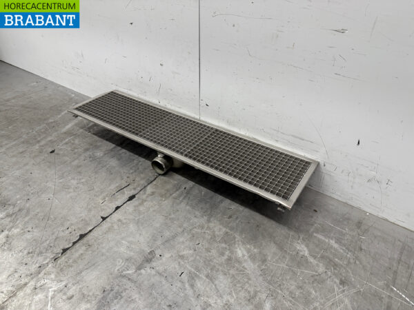 Combisteel Bodenablauf aus Edelstahl 118 x 30 x 14 cm Horeca – Bild 2