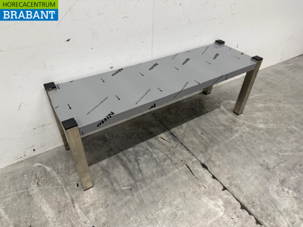 Edelstahl Etagere Brücke 100 x 30 x 36 cm Catering – Bild 3