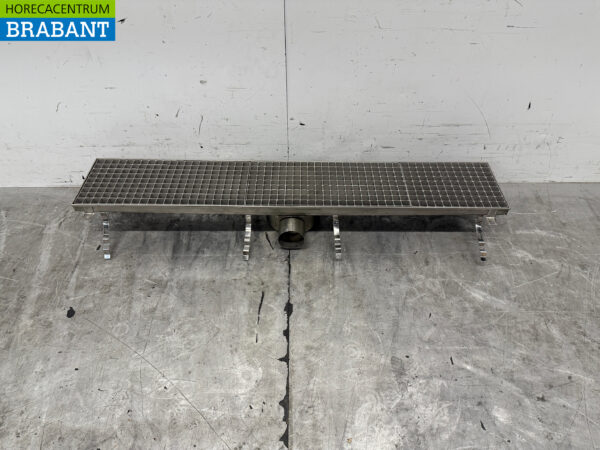 Combisteel Bodenablauf aus Edelstahl 114,5 x 20 x 14 cm Horeca