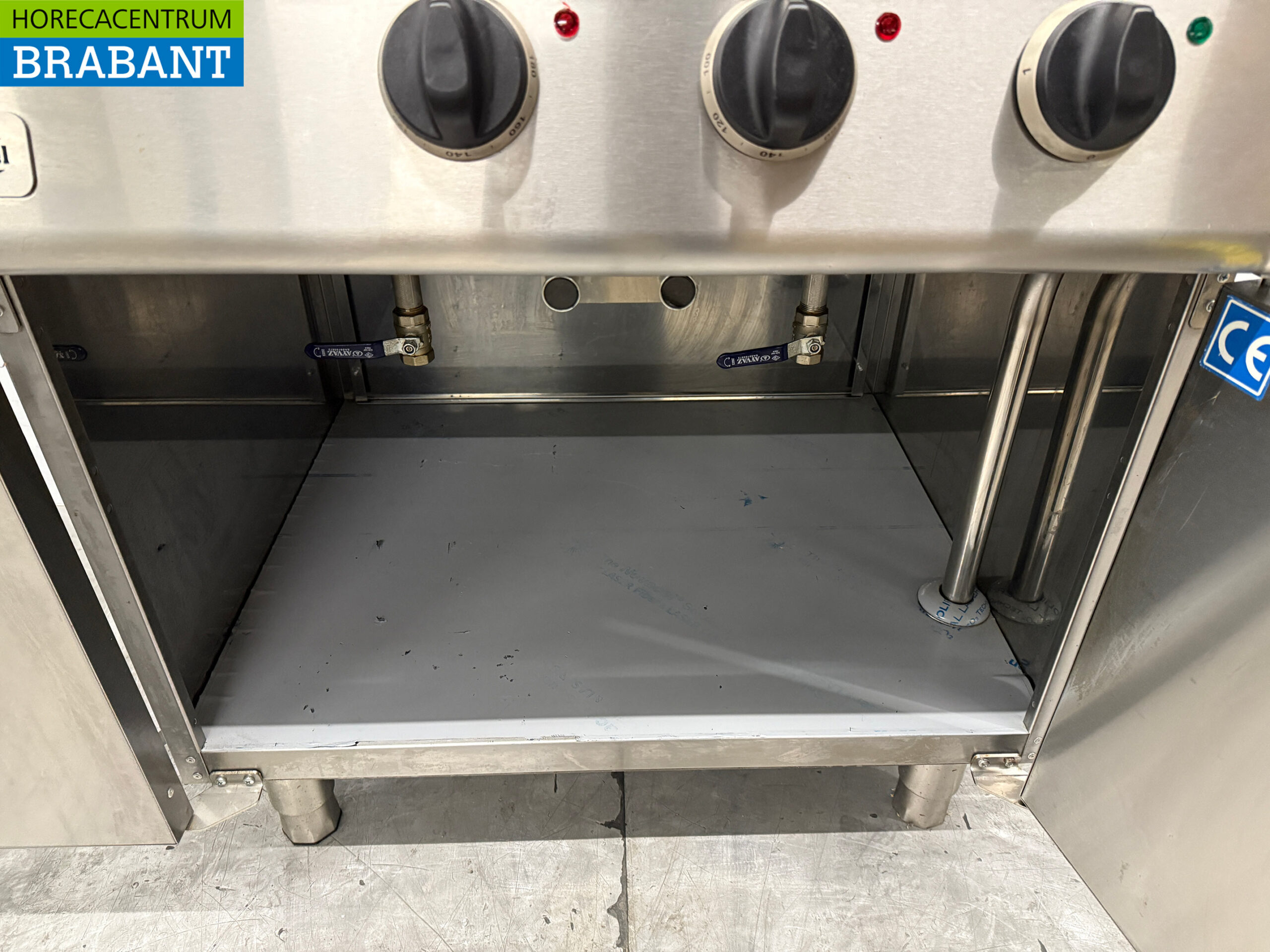 Combisteel Doppelfritteuse aus Edelstahl 2 x 18 Liter 400V Horeca – Bild 5