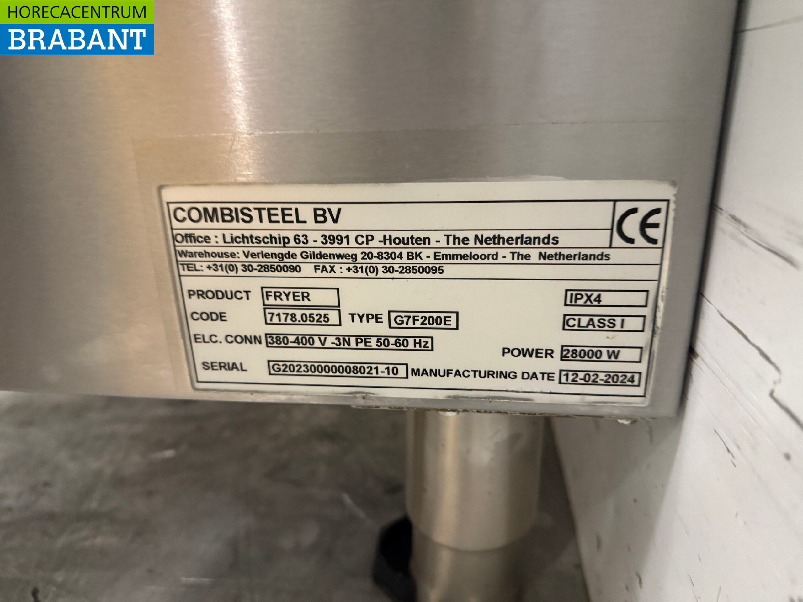 Combisteel Doppelfritteuse aus Edelstahl 2 x 18 Liter 400V Horeca – Bild 6