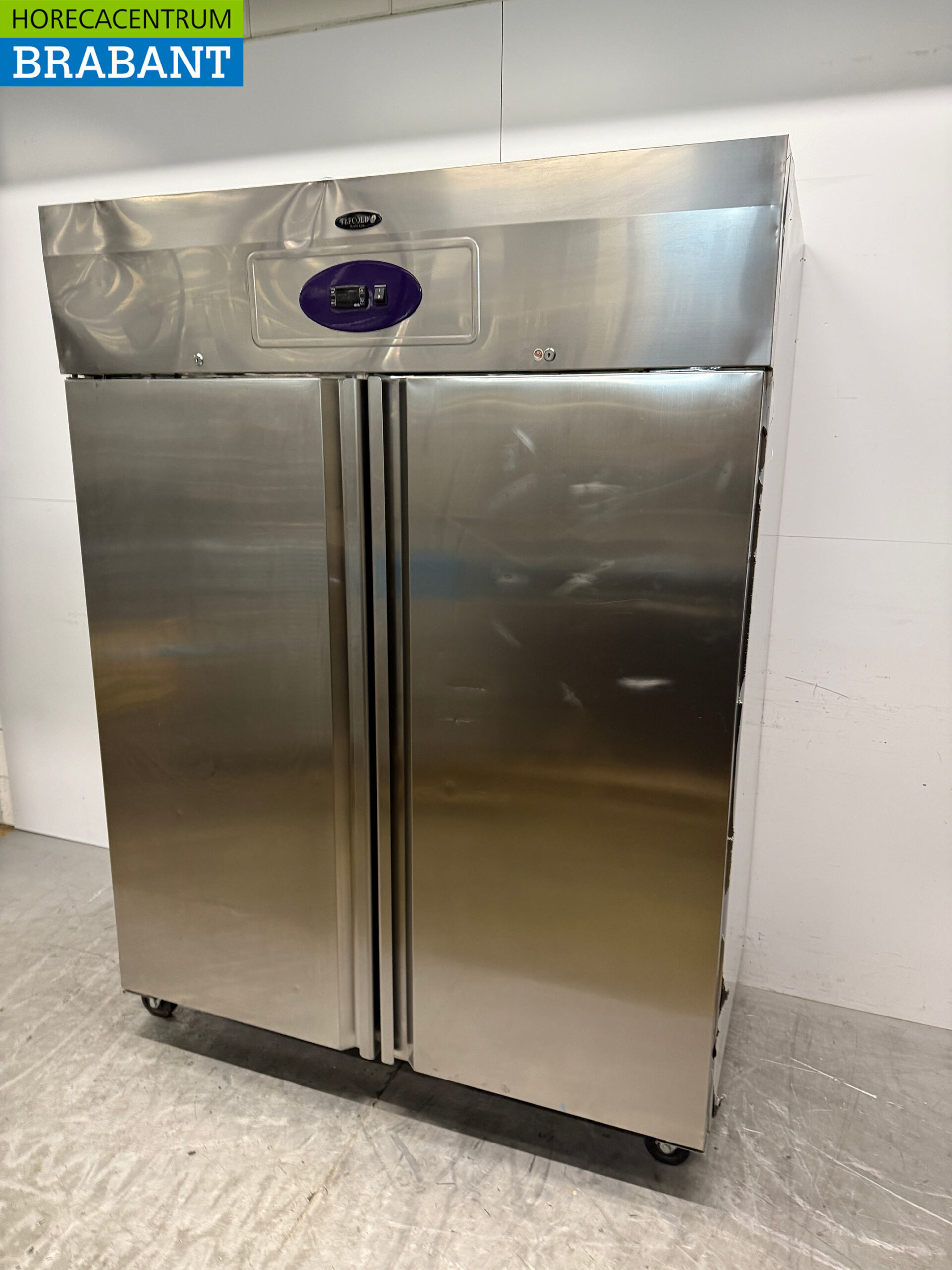 Tefcold Doppeltür-Gefrierschrank aus Edelstahl 1004 Liter Mobil 230V Horeca – Bild 2